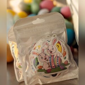 Colorful Easter Bunny Stickers
